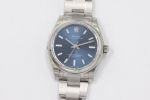 EW Factory The Best Replica Rolex Oyster Perpetual 31 Stainless Steel Strap White Blue Swiss Watch